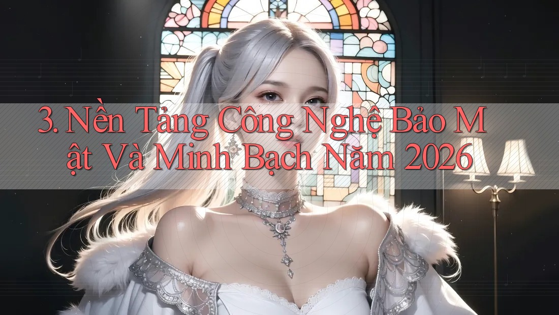 3. Nền Tảng Công Nghệ Bảo Mật Và Minh Bạch Năm 2026 3. Nền Tảng Công Nghệ Bảo Mật Và Minh Bạch Năm 2026