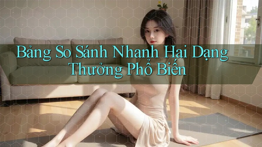 Bảng So Sánh Nhanh Hai Dạng Thưởng Phổ Biến Bảng So Sánh Nhanh Hai Dạng Thưởng Phổ Biến