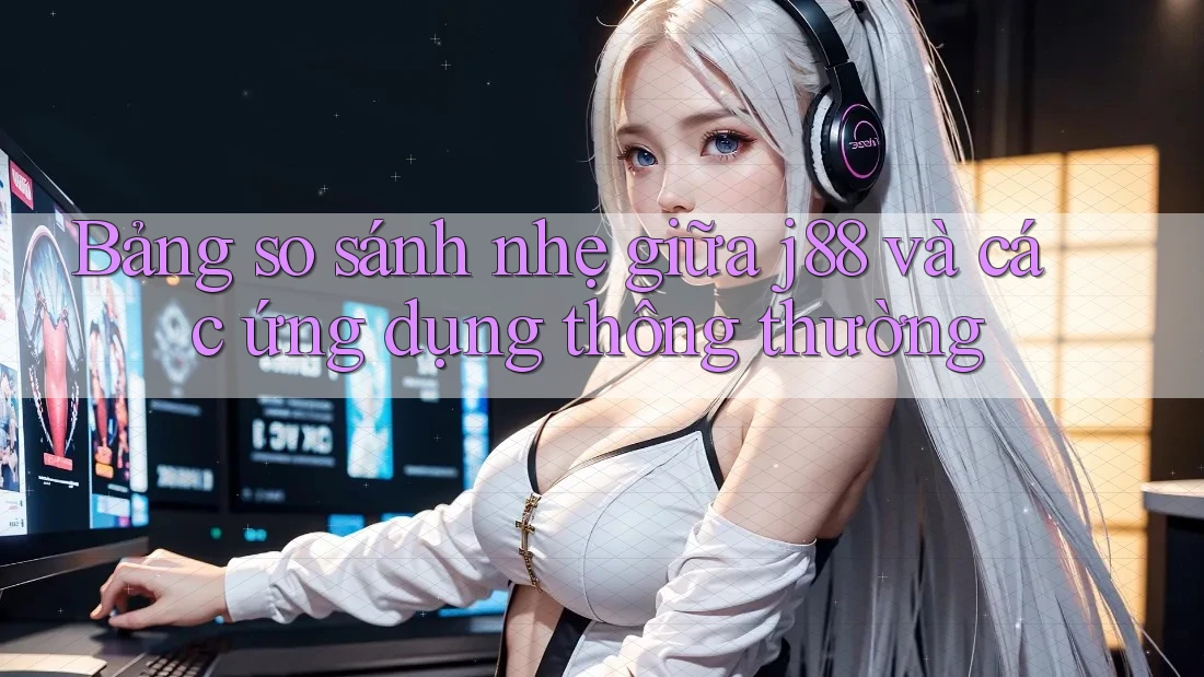 Bảng so sánh nhẹ giữa j88 và các ứng dụng thông thường