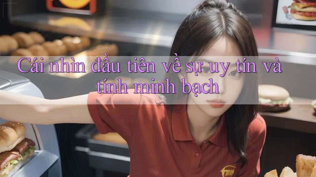 Cái nhìn đầu tiên về sự uy tín và tính minh bạch Cái nhìn đầu tiên về sự uy tín và tính minh bạch