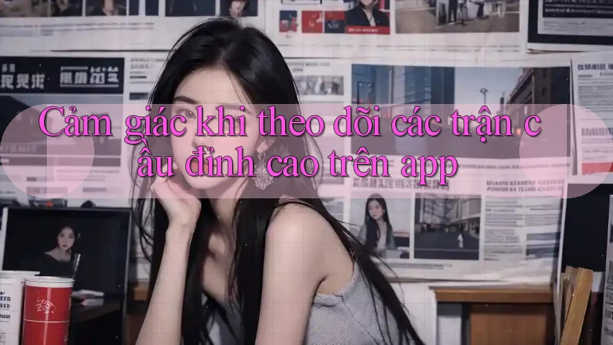 Cảm giác khi theo dõi các trận cầu đỉnh cao trên app Cảm giác khi theo dõi các trận cầu đỉnh cao trên app
