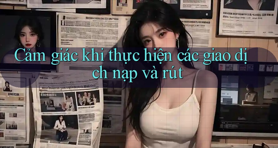 Cảm giác khi thực hiện các giao dịch nạp và rút