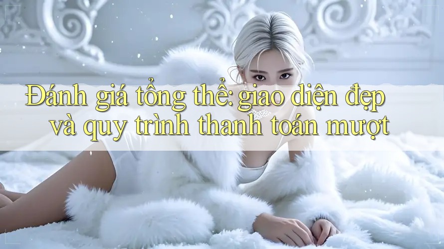 Đánh giá tổng thể: giao diện đẹp và quy trình thanh toán mượt