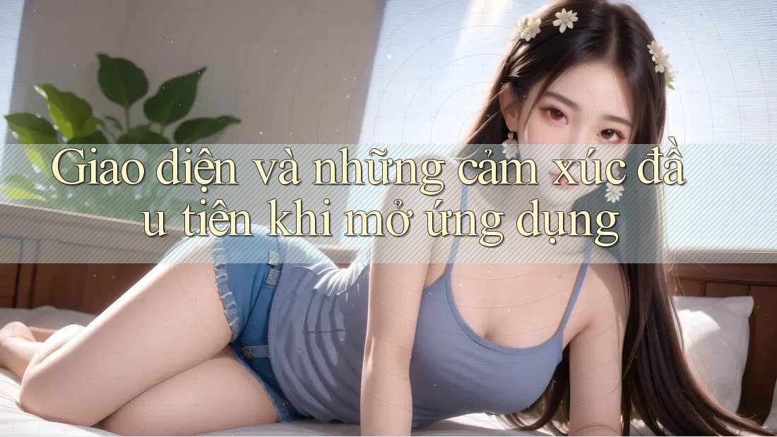 Giao diện và những cảm xúc đầu tiên khi mở ứng dụng Giao diện và những cảm xúc đầu tiên khi mở ứng dụng