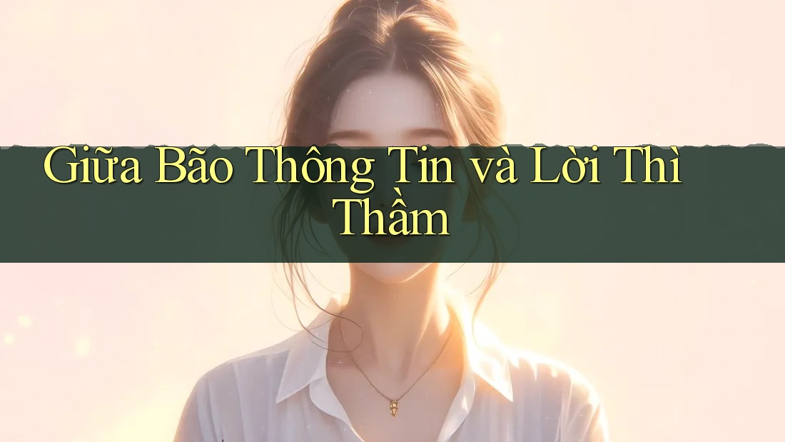 Giữa Bão Thông Tin và Lời Thì Thầm Giữa Bão Thông Tin và Lời Thì Thầm