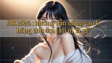 J88 2026 hướng dẫn nâng cao không chờ đợi all in là gì