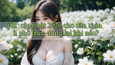 j88 cập nhật 2026 cho dân thành phố nên dừng lại khi nào