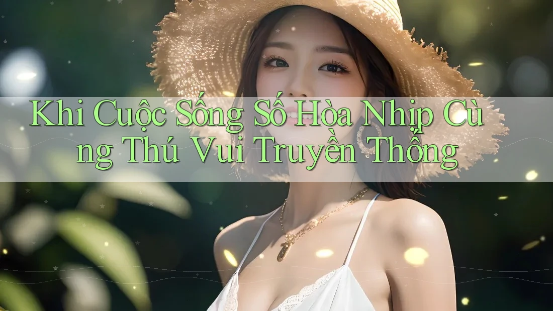Khi Cuộc Sống Số Hòa Nhịp Cùng Thú Vui Truyền Thống Khi Cuộc Sống Số Hòa Nhịp Cùng Thú Vui Truyền Thống