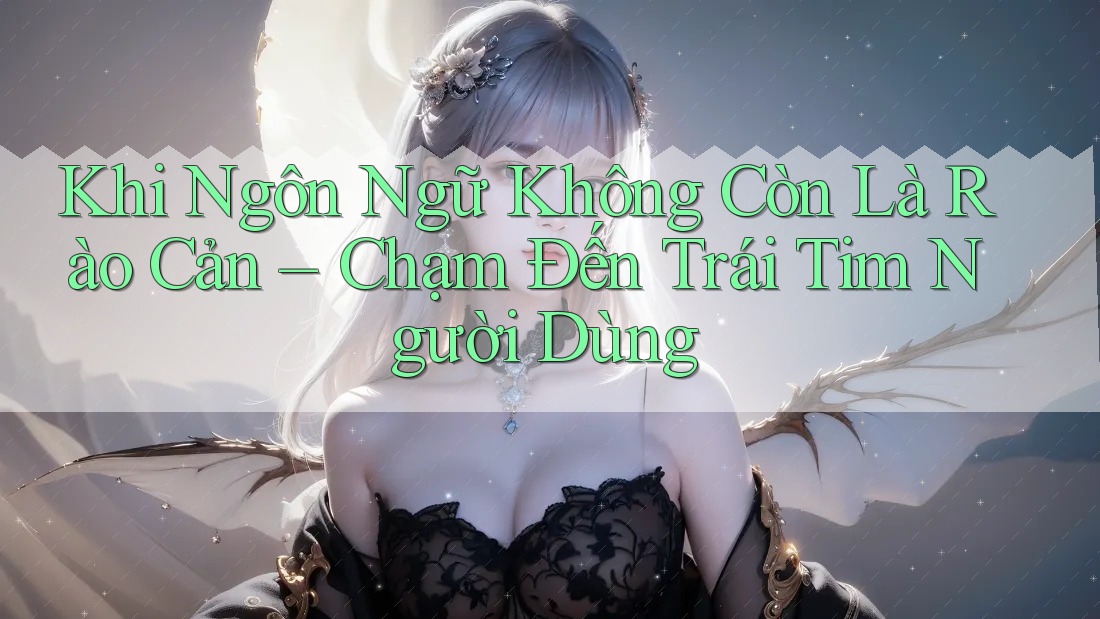 Khi Ngôn Ngữ Không Còn Là Rào Cản – Chạm Đến Trái Tim Người Dùng Khi Ngôn Ngữ Không Còn Là Rào Cản – Chạm Đến Trái Tim Người Dùng