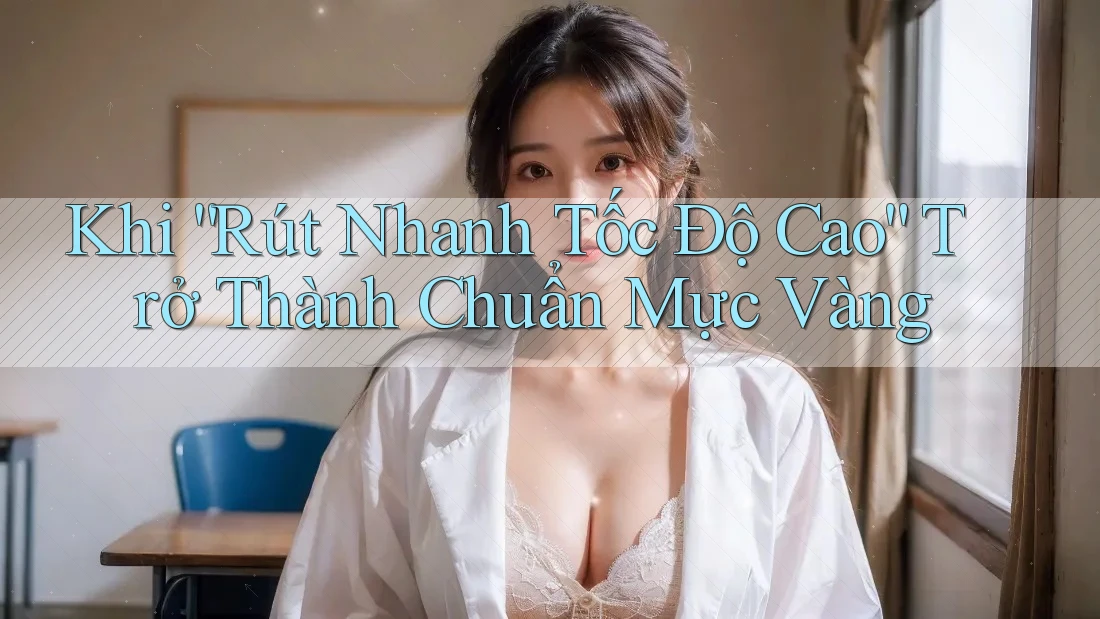 Khi “Rút Nhanh Tốc Độ Cao” Trở Thành Chuẩn Mực Vàng Khi “Rút Nhanh Tốc Độ Cao” Trở Thành Chuẩn Mực Vàng