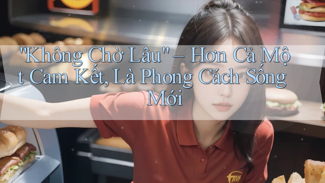 “Không Chờ Lâu” – Hơn Cả Một Cam Kết, Là Phong Cách Sống Mới