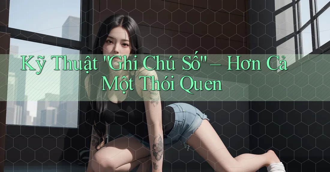 Kỹ Thuật “Ghi Chú Số” – Hơn Cả Một Thói Quen
