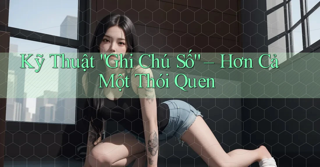 Kỹ Thuật “Ghi Chú Số” – Hơn Cả Một Thói Quen Kỹ Thuật “Ghi Chú Số” – Hơn Cả Một Thói Quen