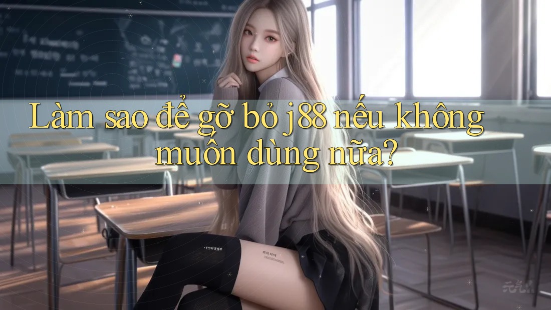 Làm sao để gỡ bỏ j88 nếu không muốn dùng nữa?
