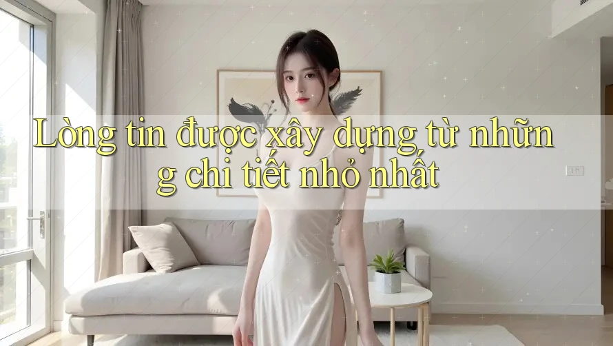 Lòng tin được xây dựng từ những chi tiết nhỏ nhất Lòng tin được xây dựng từ những chi tiết nhỏ nhất
