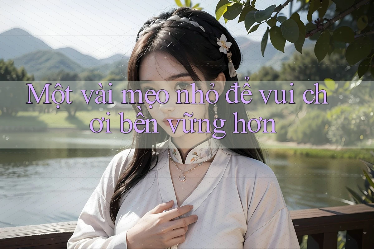 Một vài mẹo nhỏ để vui chơi bền vững hơn Một vài mẹo nhỏ để vui chơi bền vững hơn