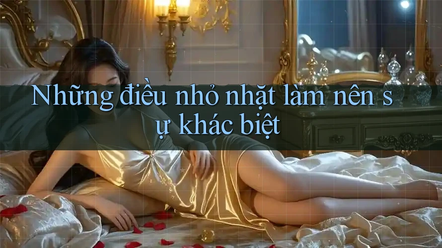 Những điều nhỏ nhặt làm nên sự khác biệt Những điều nhỏ nhặt làm nên sự khác biệt
