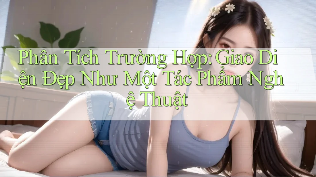 Phân Tích Trường Hợp: Giao Diện Đẹp Như Một Tác Phẩm Nghệ Thuật