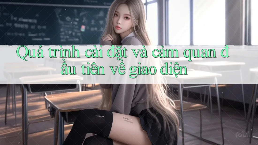 Quá trình cài đặt và cảm quan đầu tiên về giao diện Quá trình cài đặt và cảm quan đầu tiên về giao diện