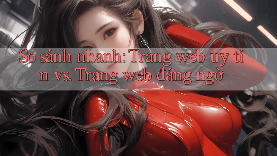 So sánh nhanh: Trang web uy tín vs. Trang web đáng ngờ So sánh nhanh: Trang web uy tín vs. Trang web đáng ngờ