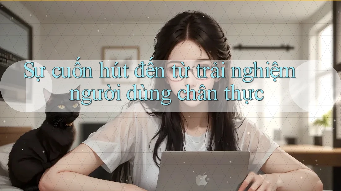 Sự cuốn hút đến từ trải nghiệm người dùng chân thực Sự cuốn hút đến từ trải nghiệm người dùng chân thực
