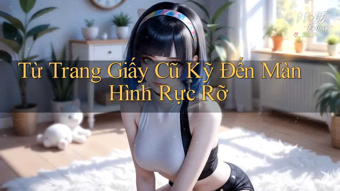 Từ Trang Giấy Cũ Kỹ Đến Màn Hình Rực Rỡ